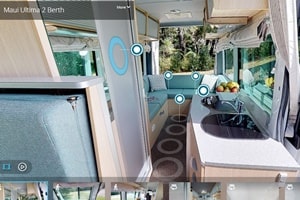 2Berthモーターホーム内装丸わかりビデオ