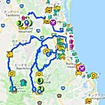 ゴールドコーストキャンピングカー旅行見どころ日本語マップ