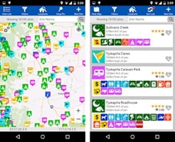 WikiCampsオーストラリアアプリ