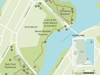 パーム・ビーチ・パークランズBeree Badalla ボードウォークPDFマップ