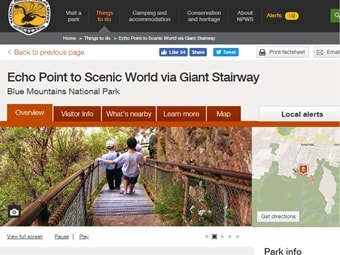 エコーポイントからシーニックレイルウェイまでジャイアント・ステアウェイズ+フェデラルパス経由