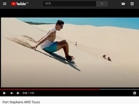 ポート・スティーブンスサンドボーディング