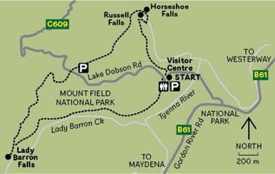 スリー・フォールス・サーキットマップ