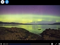 オーロラ撮影スポット・ティンダーボックス・ビーチ