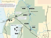 カルバリー国立公園マップ