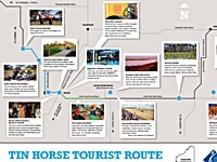 TinHorseツーリストルートマップ