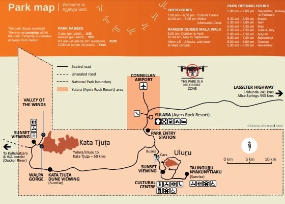 ウルル・カタジュタ国立公園ビジターガイド