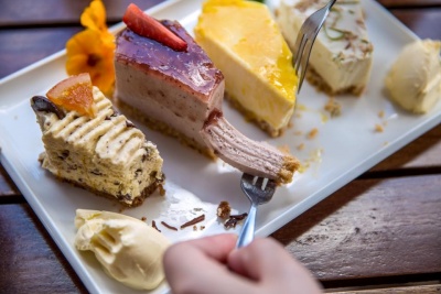 マンガリークリーク・デイリーのチーズケーキ