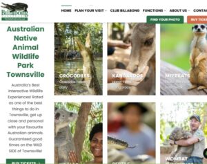 Billabong Sanctuary のサイトページ
