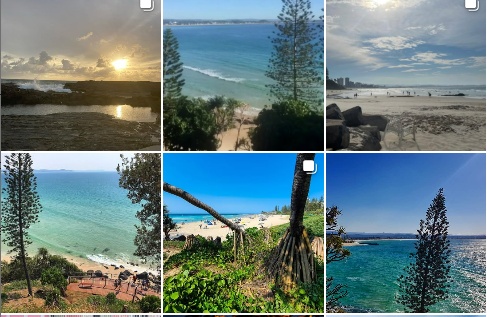 レインボー・ベイ・ルックアウトでのインスタグラムへの投稿