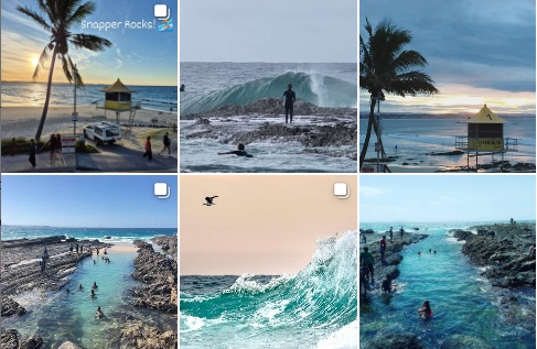 スナッパーロックでのインスタグラムへの投稿