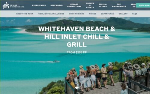 Cruise Whitsundays の公式サイト