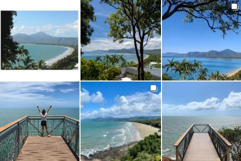 フォーマイルビーチルックアウトでのインスタグラムへの投稿