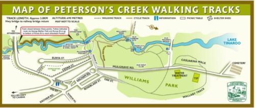 Peterson's Creek Walking Tracks PDF Map