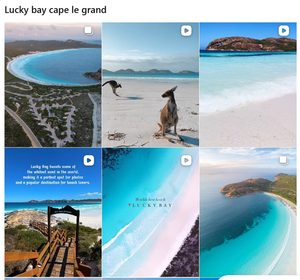 Lucky Bay Cape Le Grandでのインスタグラム検索結果