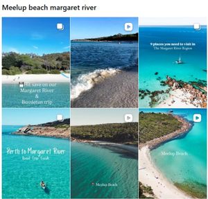 Meelup Beach Margaret Riverでのインスタグラム検索結果
