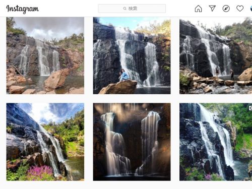 グランピアンズ国立公園マッケンジーフォールズのインスタグラム