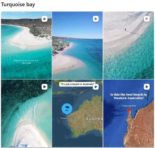 Turquoise Bay でのインスタグラム検索結果
