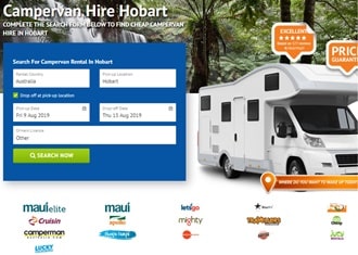 ホバート空港からキャンピングカーレンタル検索