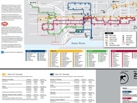 パースCATバス路線マップ時刻表