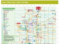 スワンバレー・フード＆ワイン街道マップ