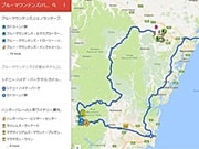 シドニー発着レンタカー周遊マップ